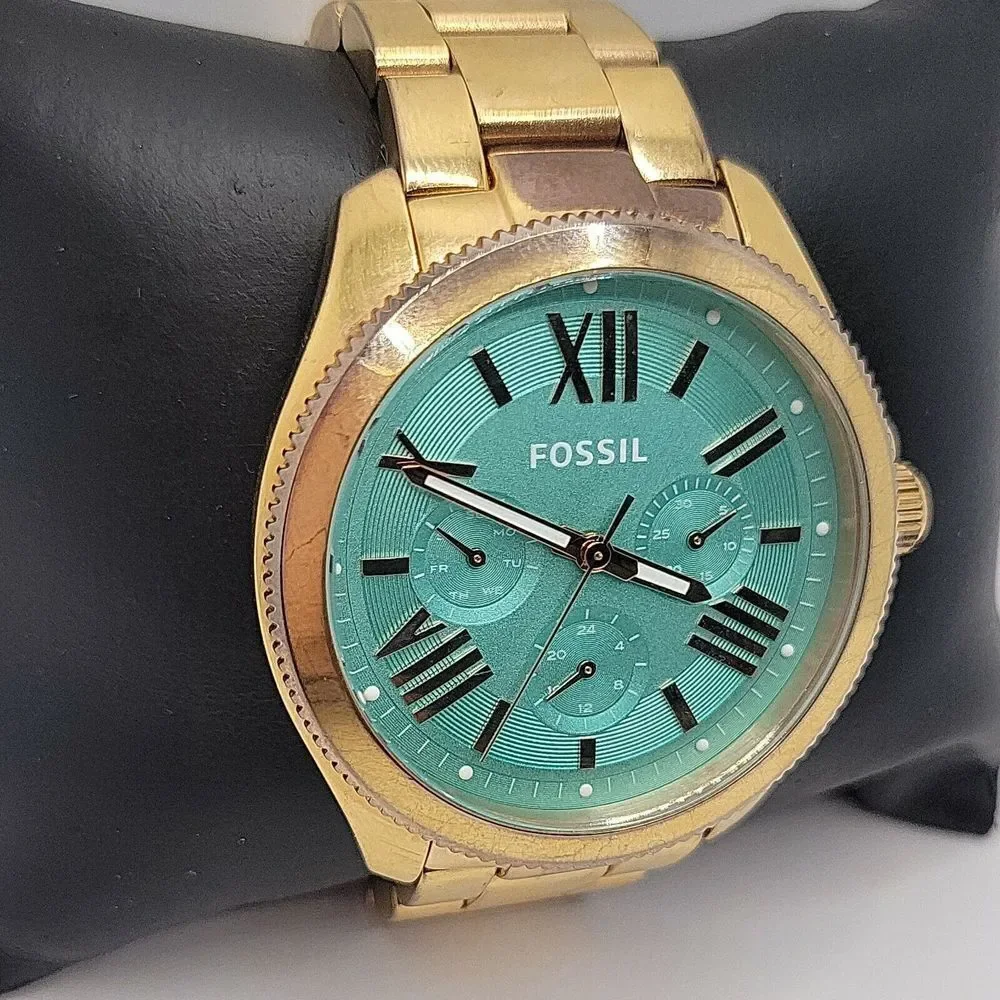 Fossil Cecile AM4540 Womens Stainless Steel Analog Dial Quartz Wrist Watch BC982